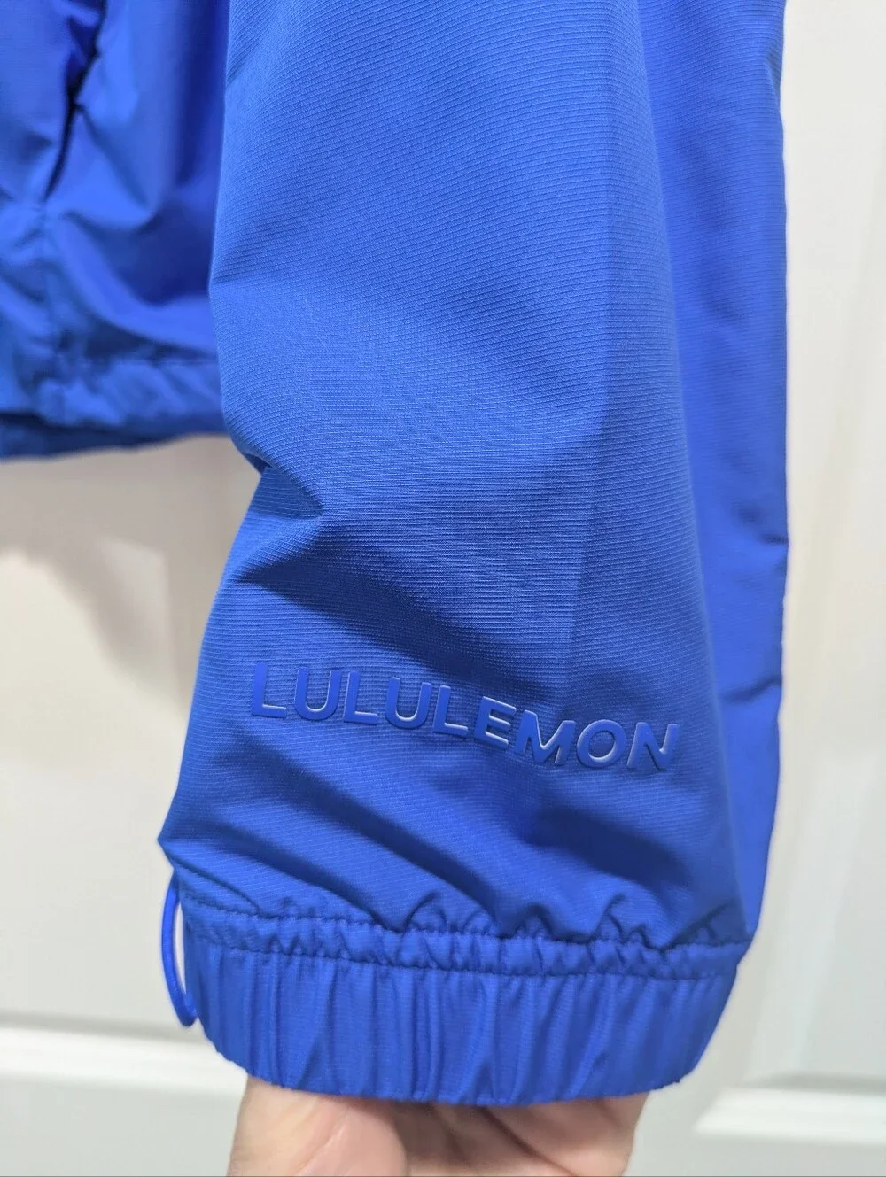 Lululemon Lightweight Cropped Track Jacket Blazer Blue Tone Sz 10 - Picture 6 of 16